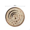 Statua Calendario Figurine in Legno Figura Oggetti da Collezione Decorativi Ornamento Annuale per Ufficio
