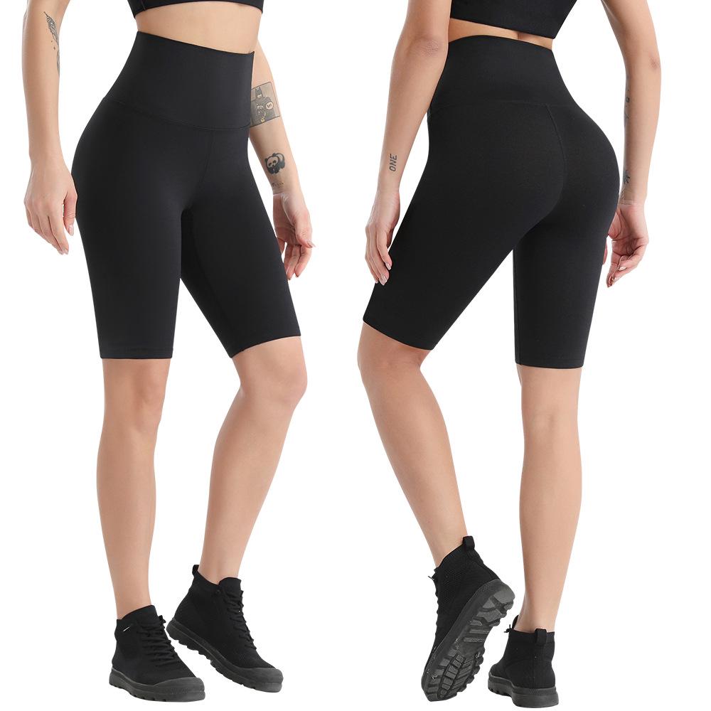 Women's Quick-Dry Cross-Border Yoga Shorts for Summer: Anti-Exposure Fitness & Marathon Running Pants