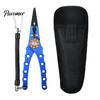 Fishing Tackle Equipment Aluminum Pliers, Saltwater Resistant Surf Tool, Braided Portable Pliers Line Cutter And Split Ring Opener for Outdoor