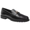 Coach Jocelyn Leather Round Toe Slip-On Loafers Women Loafers Black CW980-BLK