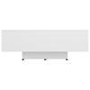 Coffee Table White 85 X 55 X 31 Cm Particleboard