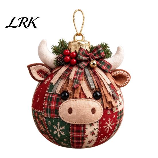 Creative Christmas Activity Kits Patchwork Ball DIY Kit, Fabric Ornament Sewing Xmas Quilting Supplies for Beginners Craft Kit Adults, Handmade