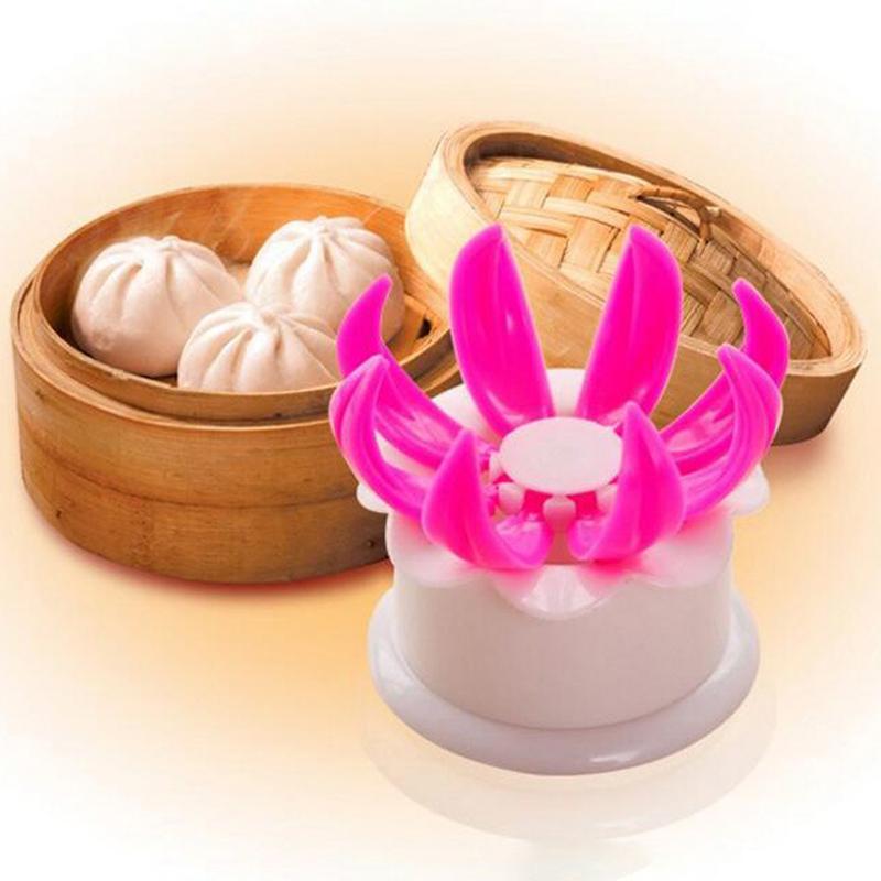 Stampo per Baozi Cinesi Colore Casuale Stampo per Panini Ripieni al Vapore Maker Shaper Dim Sum