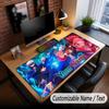 Custom Name Extended Mouse Pad,Jujutsu Kaisen Gaming Desk Mat For Home Office Desktop Decor