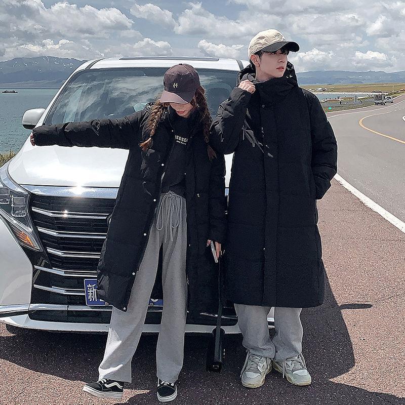 Winter Loose Down Cotton-padded Jacket Women's Medium and Long Thickened Loose Casual Warm Cotton-padded Jacket Coat