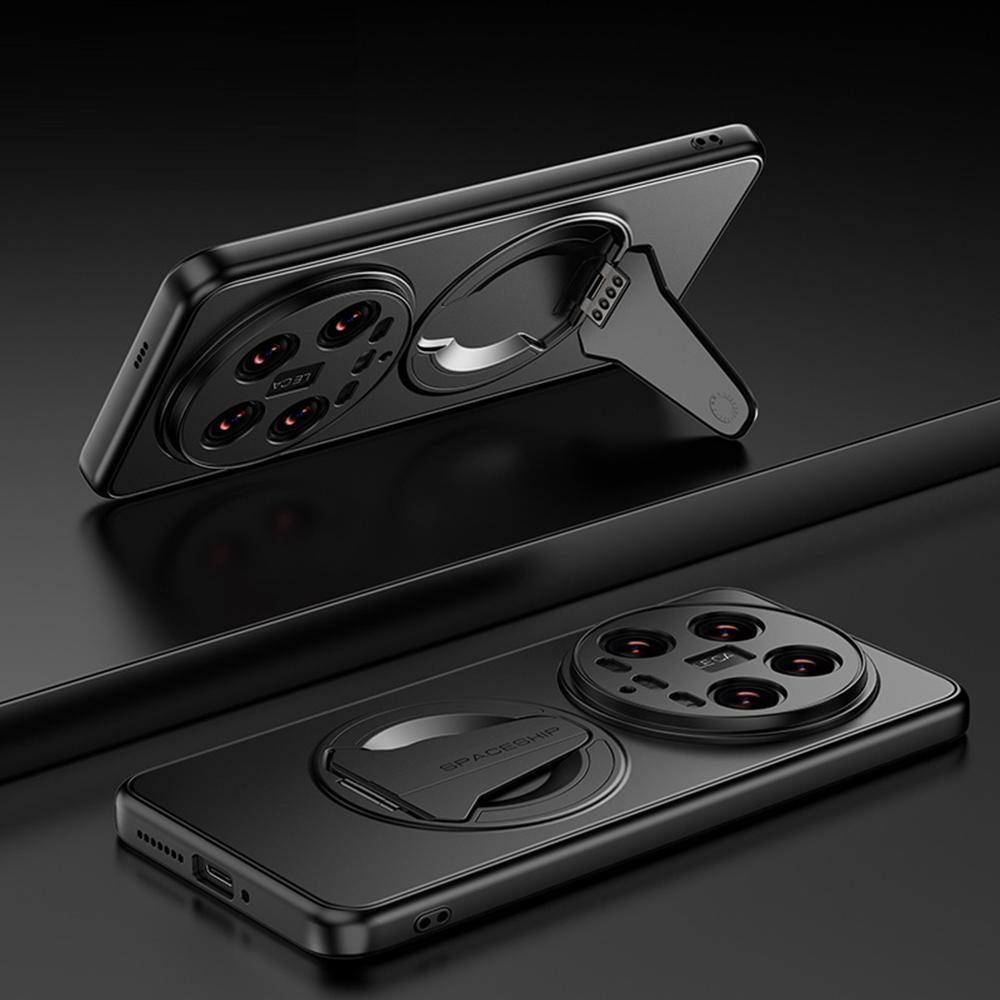 For Xiaomi 14 Ultra Case Compatible with MagSafe Hidden Kickstand Skin-Feel Matte PC TPU Phone Back Cover