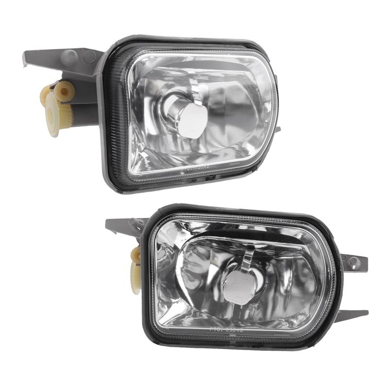 A16P-1Pair Car Front Bumper Fog Lights Lamp Foglight Without Bulb For Benz C-Class W203 2001-2007 2158200556 2158200656