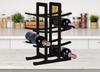 Todgar Bamboo Wine Rack Black