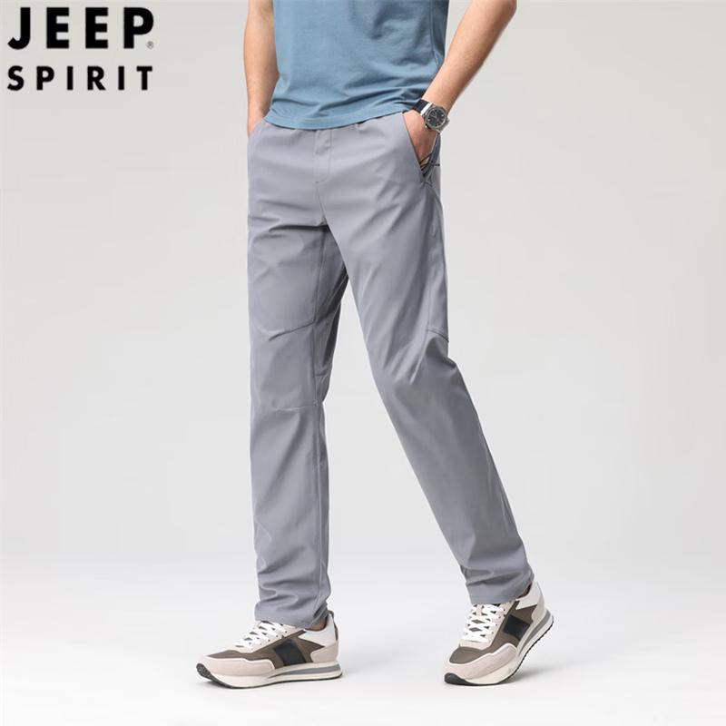 JEEP SPIRIT Men s 2026 Spring/Summer Straight Leg Casual Pants L