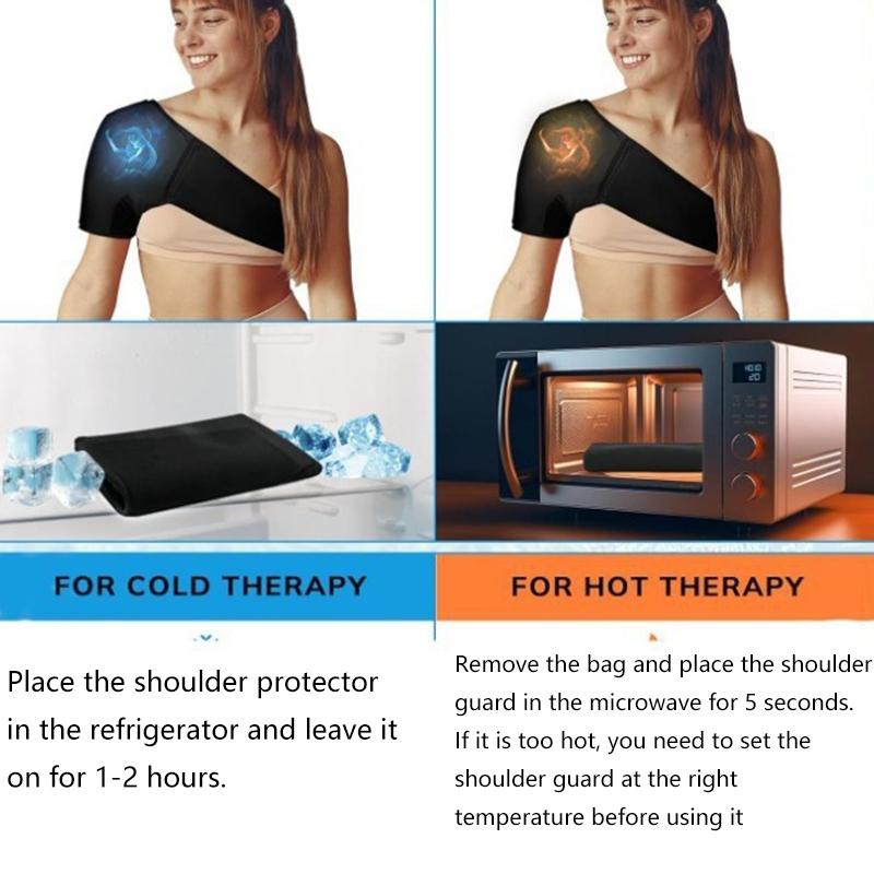 Durable And Safe Portable Cold And Hot Pack Shoulder Protector Solid Solid Gel Relieve Fatigue Protect Your Shoulders Nursing Care Men And Women