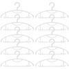 10Pcs Anti-Skid Traceless Hangers Practical Design for Suits Coats Dresses Sweaters Home Accessories Widened Hangers