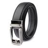 [GRADE] Men's Genuine Leather Belt with Auto-Lock Closure - A Truly Authentic Belt Made from Genuine Leather - Business Casual (Black)