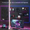 Black Wall-Mounted Pegboard Hooks for DIY Gaming Room Organization