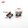 Boucle de chaîne de moto 428/420/25h T8f/415h, boucle de verrouillage de chaîne, pièces de connecteur de chaîne