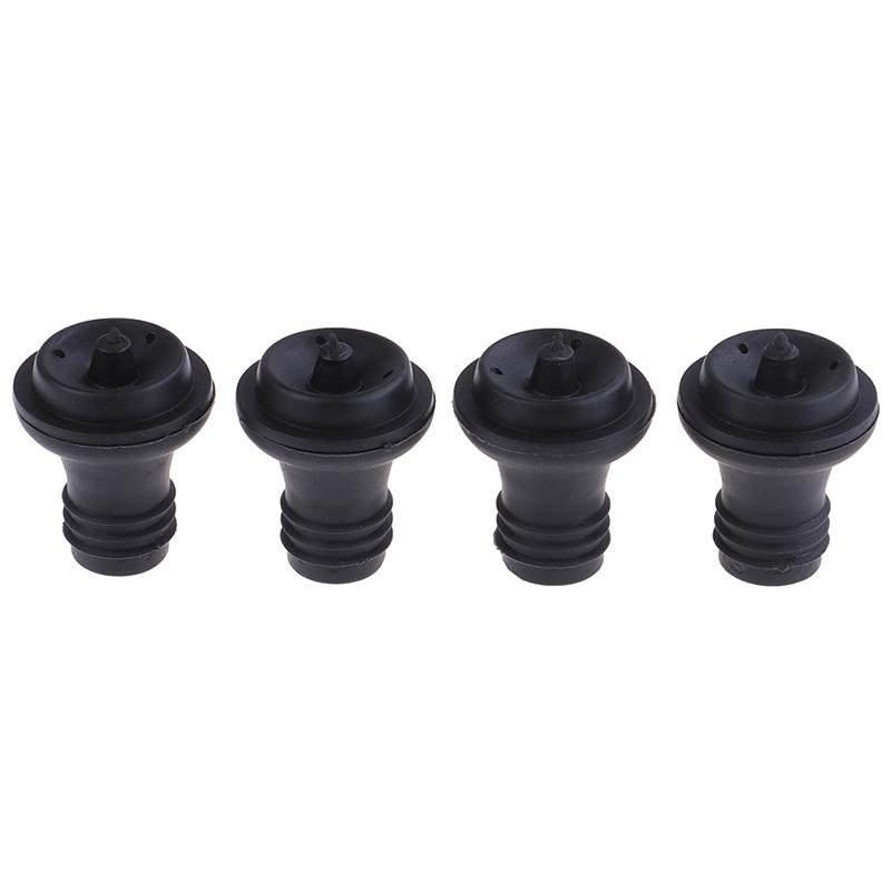 4 Tapones de Goma de Succión al Vacío para Botellas, Conservadores de Vino al Vacío