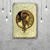 Art Nouveau Classic Poster Rusty Metal Plaque Retro Decorative Plate Bar Man Cave Garage Club Metal Sign Wall Decoration