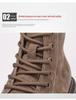 2024 Autumn Men's High-Top Casual Leather Retro Desert Boots - British Style