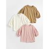 Three-Quarter Sleeve Pure Cotton T-Shirt Girl Drop Shoulder Lantern Sleeve Children's Clothing Spring and Summer New Arrival Women's Half Sleeve Tops