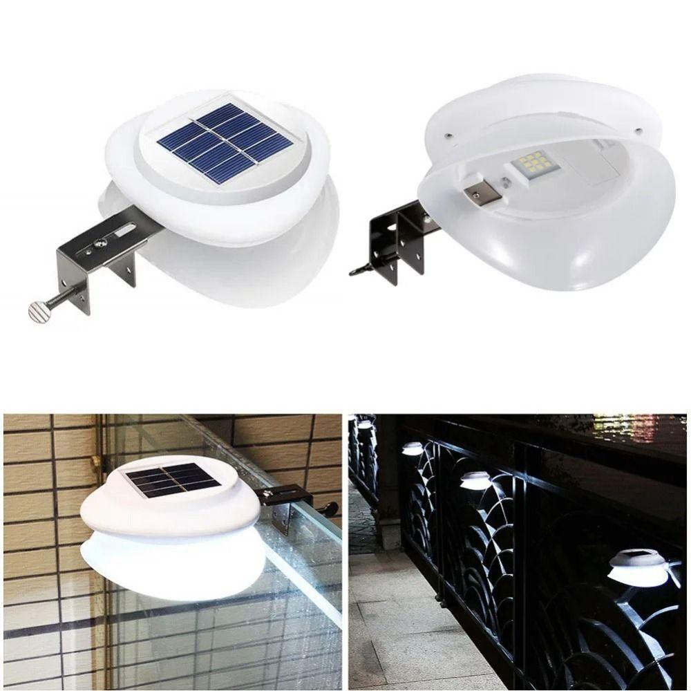 Energy Saving Solar Fence Lights Super Bright LED Wall Light  Stairs Corridor Lighting