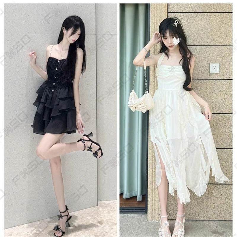 Black Sandals Women's 2025 Summer New Stiletto Open-toed High Heels Butterfly Flower Diamond Temperament One-word Belt High Heels