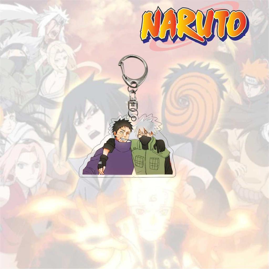 Anime Naruto Akryl nøkkelring tilbehør Uzumaki Naruto tegneserie nøkkelring