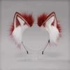 Womens Lolita Plush Hair Ornaments Animal Cat Ears Hair Halloween Party Hair Hoops Anime Cosplay Fancy Props