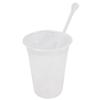 Artnap Spoon Straws, 500 pieces, Clear, 32150103