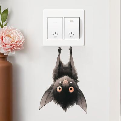Adesivo da Parete Pipistrello per Soggiorno Camera da Letto Bagno Autoadesivo Rimovibile Decorazione per la Casa