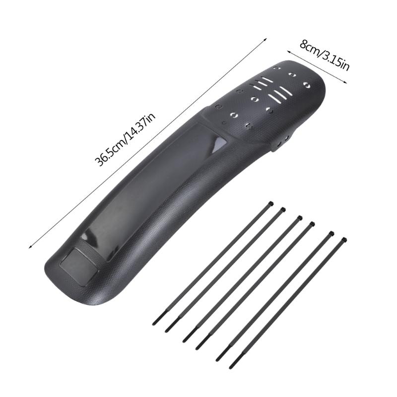 Tragbares Fahrrad Schutzblech Mountainbike Schutzbleche Vorne und Hinten Universeller Schmutzfänger gegen Spritzwasser & Schmutz