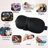 Custom Logo Comfortable Breathable 3D Contoured Foam Eyemask 100% Blackout Eye Mask for Sleeping with Adjustable Strap