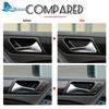 4pcs Real Soft Carbon Fiber Sticker for Volkswagen VW Golf 6 GTI MK6 2008-2013 Car Door Bowl Panel Interior Trim Accessories
