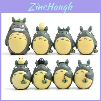 My Neighbor Totoro Zongzi Garden Decor Resin Figurine With Leaf Top For Gift And Home Decoration