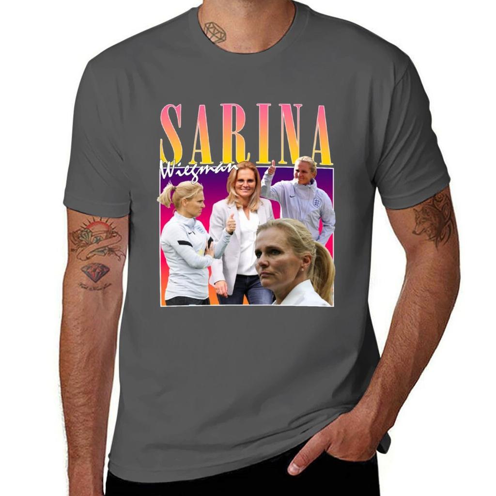 Sarina WiegUnisex England Lionesses TShirt Casual Work Wear TShirt