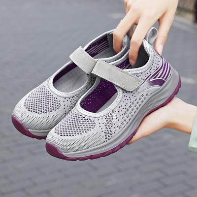 Mode Nieuwe Dames Ademende Casual Schoenen Zomer Dikke Zool Outdoor Wandelen Comfortabele Mesh Platform Wandelschoenen Tenis Masculino