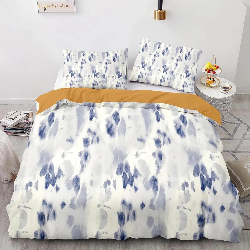 Tie Dye Duvet Cover Set Boho Psychedelic Bedding Set for Boys Girls Teens Bohemian Gypsy Full Comforter Cover Exotic Spiral