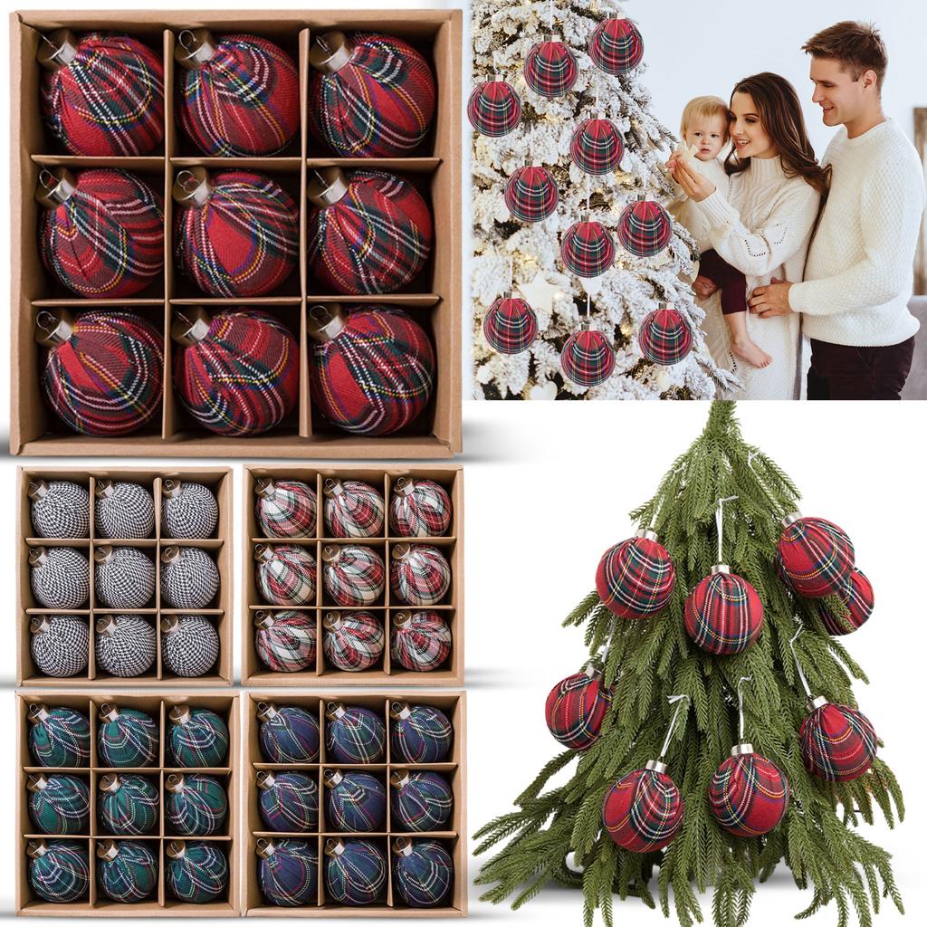 Boule Décoration de Noël à Suspendre Décoration d'Arbre pour Fête de Fête