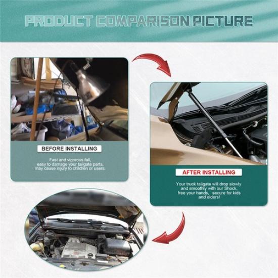 2x Hood Lift Supports Gas Spring Shock Struts For Lexus RX300 1999-2003 US