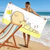 Sumikko Gurashi2 Print Beach Towel, Large Soft Quick Dry Towel for Beach Camping Swimming