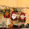 Christmas Tree-Shaped Fabric Doll Ornaments