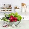 1Pcs  Stainless Steel Kitchen Hole Dense Mesh Sifter Colander Strainer Sieve Baskets