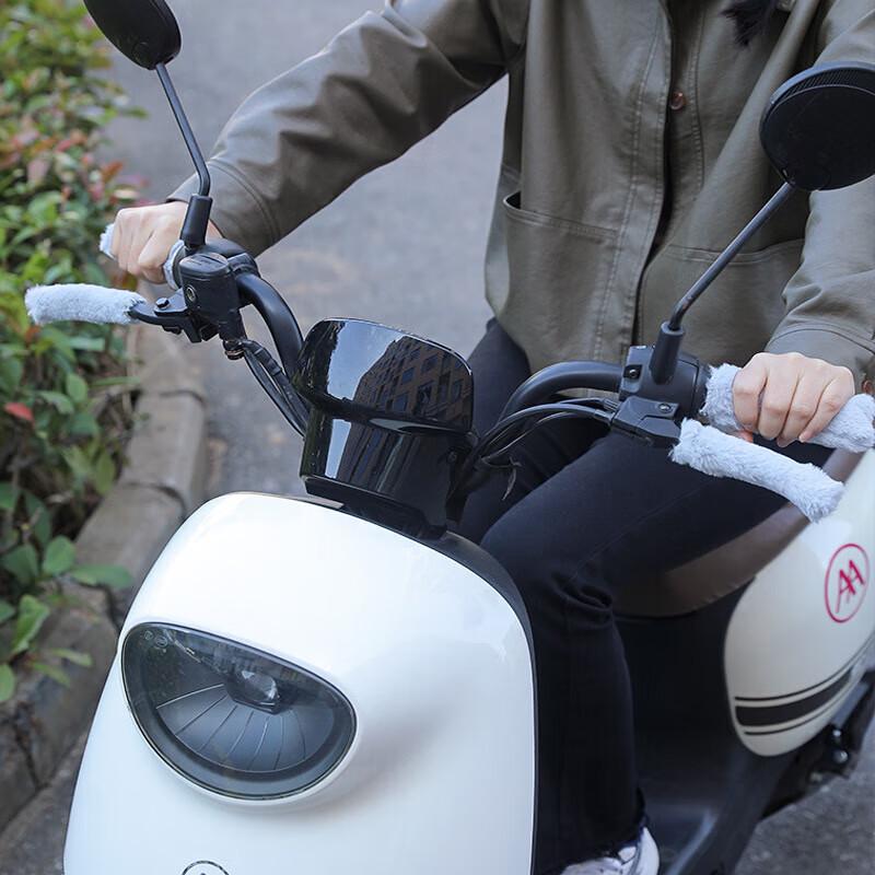 Winter Warme Elektrofahrzeug Halbfingerhandschuhe (4-teiliges Set)