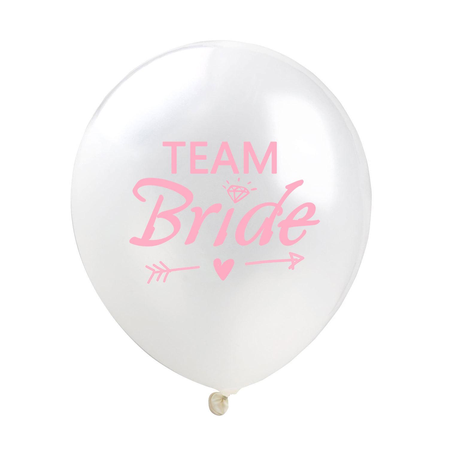 12-inch Rose Gold Bride to Be Latex Balloons for Wedding and Bachelorette Parties