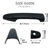 Door Handle Cover for Prius 30 Alpha 40 Series ZVW Handle Garnish with Tape Car Parts Black Carbon Fiber Look Fabulous-do - - -