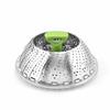 Folding Design Folding Food Steamer Stainless Steel Mesh Steamer Rack  Cooking Cookware