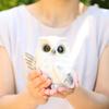 [Devalier] mo03 Owl Figurine, Resin Owl, Perfect Gift for Birthdays (Owl Greetings lol)