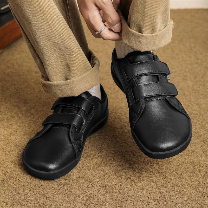 Fashion Solid Color Shoes Men Leather Casual Shoes for Men Loafers Fashion Skateboard Shoe Flat Male Sneakers Tenis Para Hombre