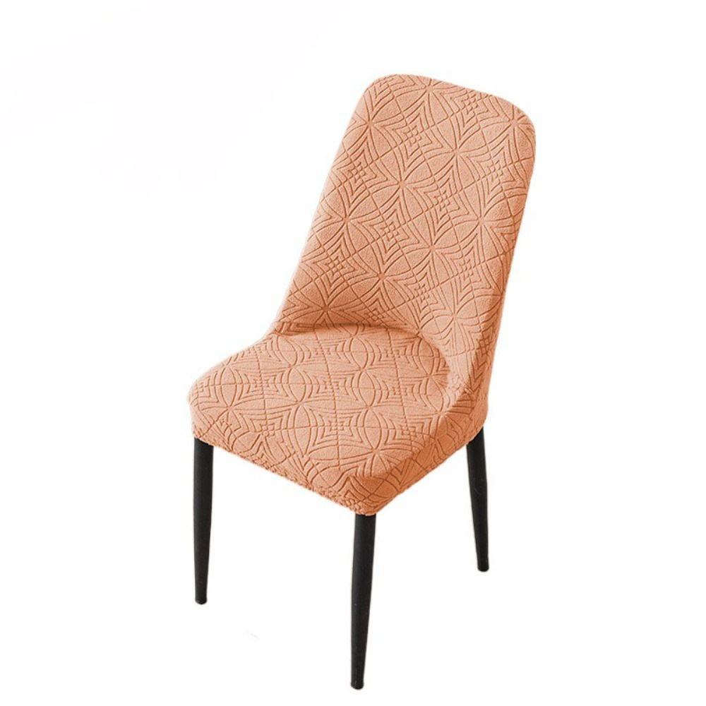 Protective Case Elastic Jacquard Chair Cover Soft Dustproof Seat Cover Thicker Universal Chair Cushion Homeoffice оранжевый 1630₽