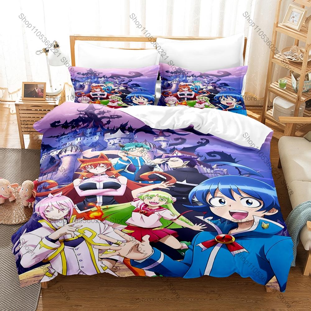 Welcome to Demon School Iruma-kun Bedding Set Duvet Cover + 2 Pillowcases Demon Fantasy Anime Bedroom Decor Cool 2026