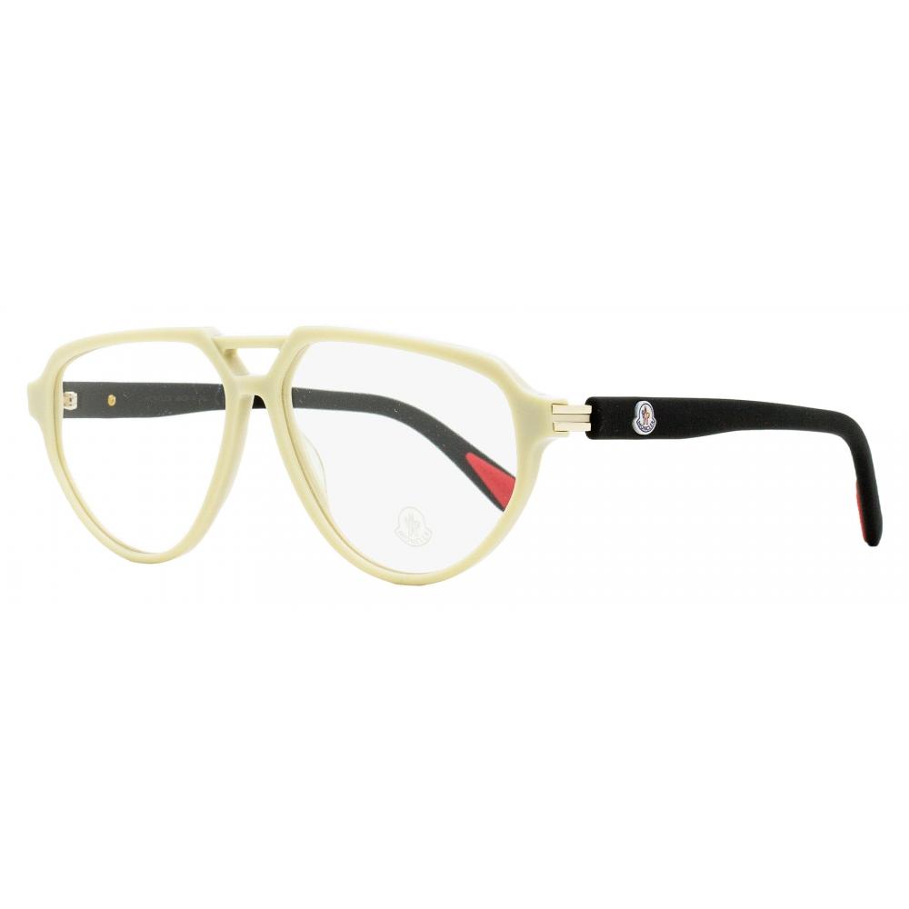

Moncler Мужские очки-пилоты ML5162 057 Бежево-черные 57 мм