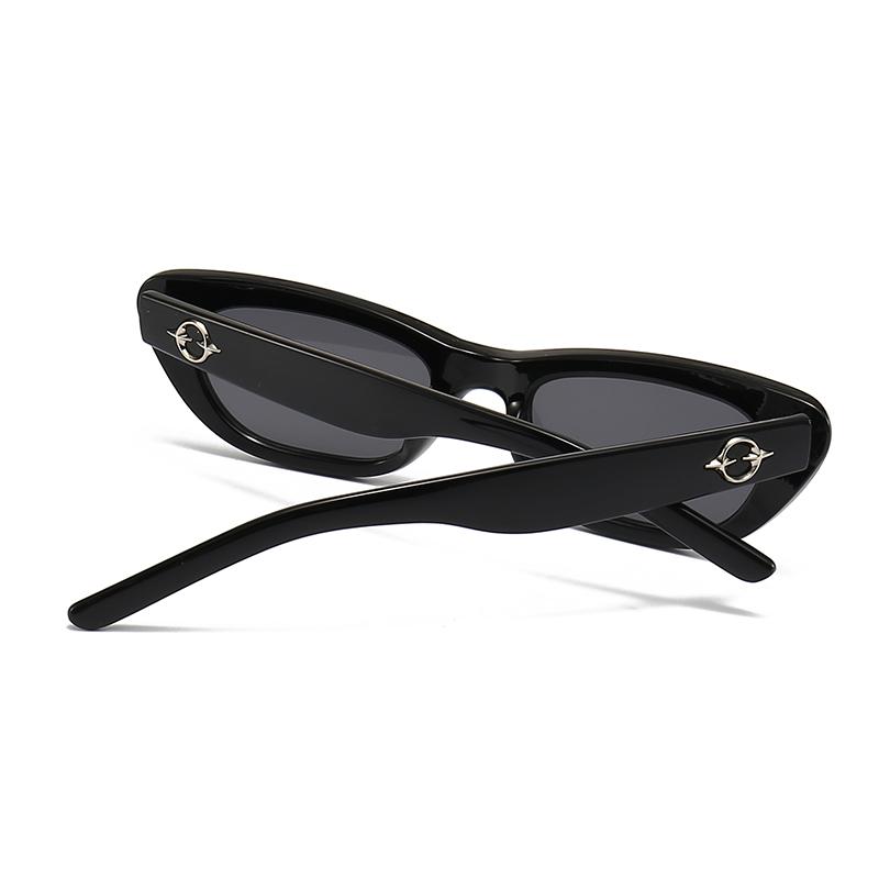 Spring Cat-Eye Sunglasses Modern Narrow Frame Butterfly-Shaped Glasses Trendy Cross-Border Eyewear 9160